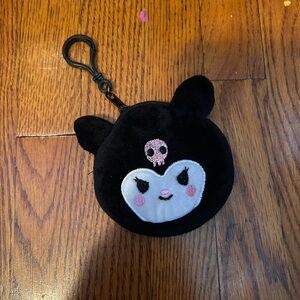 Kuromi Black Cute Coin Pouch Keychain